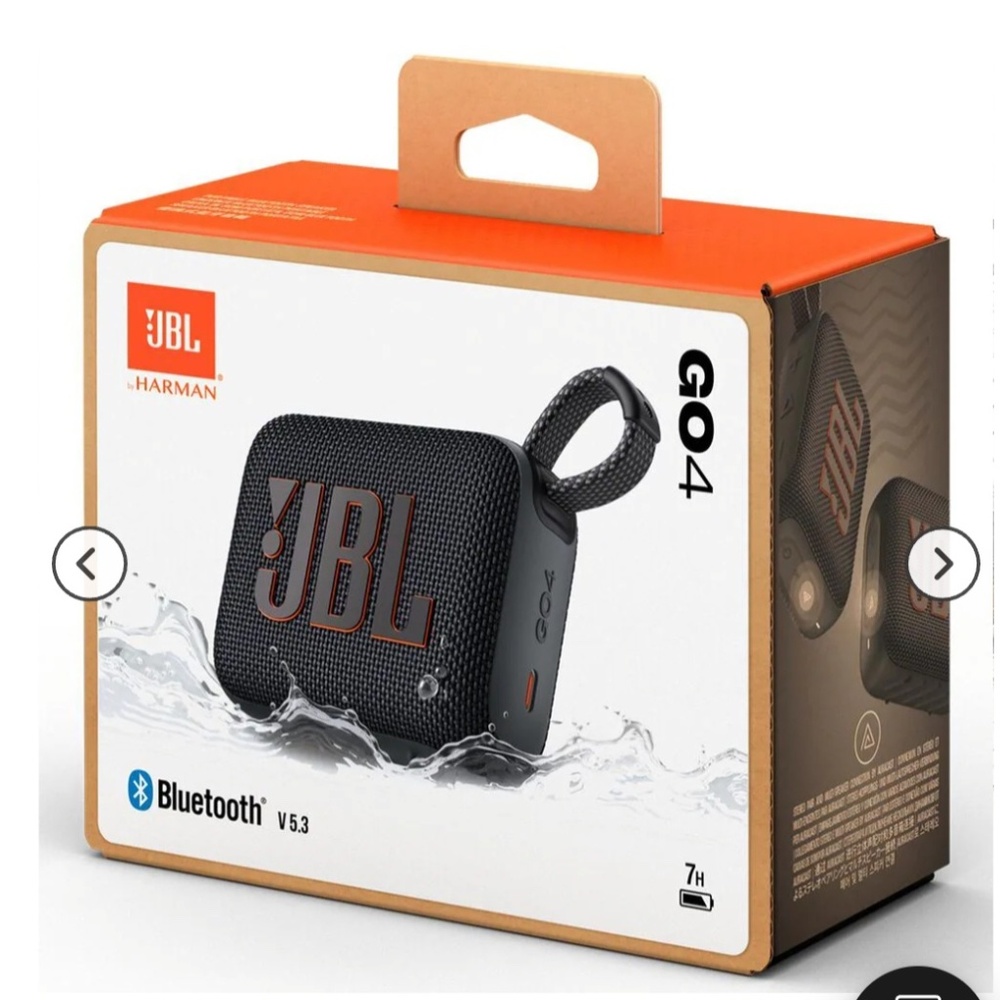 JBL Go 4 Portable Waterproof Bluetooth Speaker